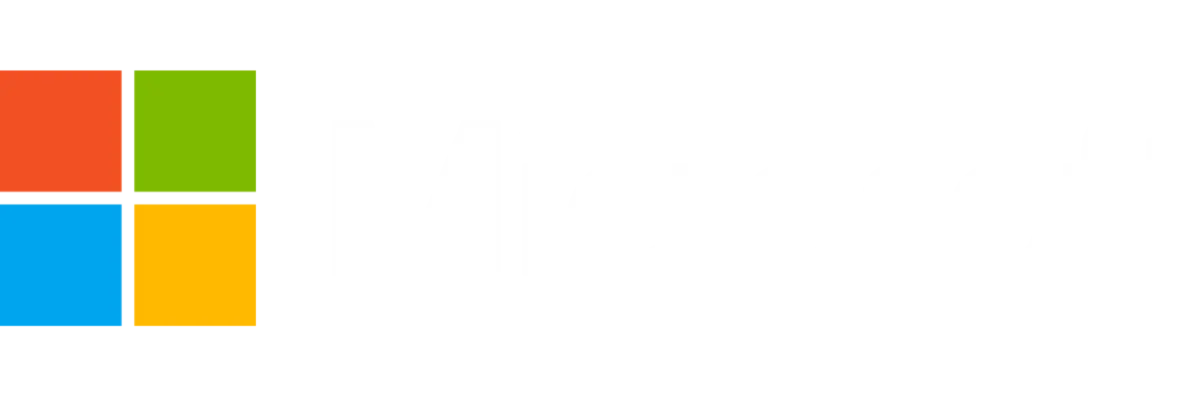 Microsoft logo white