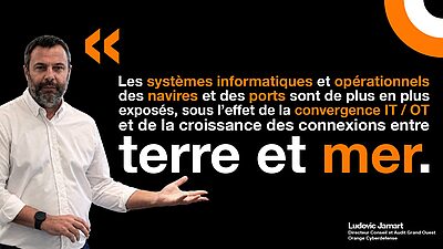 Ludovic Jamart explique les enjeux de conformité en matière de cybersécurité pour le secteur maritime.