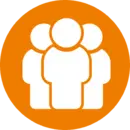 Team - orange icon
