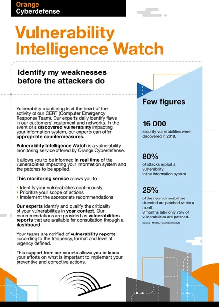Vulnerability Intelligence Watch datasheet