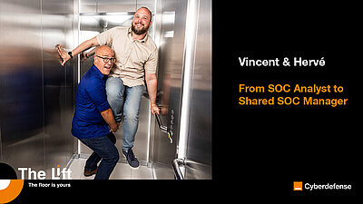 Vincent Bastin and Hervé Mazars take the Lift to the next floor to share their mutual experience.