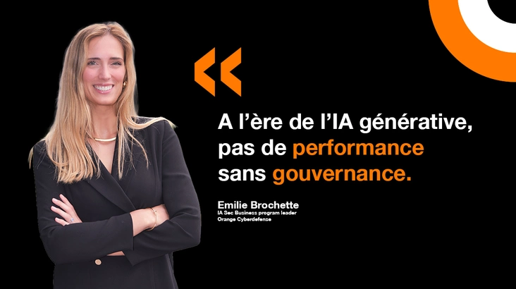 Emilie Brochette, experte de l'IA, évoque les risques liés à la Gen AI.