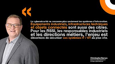 Christophe Dernys, responsable des solutions de confiance chez Orange Cyberdefense, revient sur l'attaque ayant ciblé les supermarchés Français. 