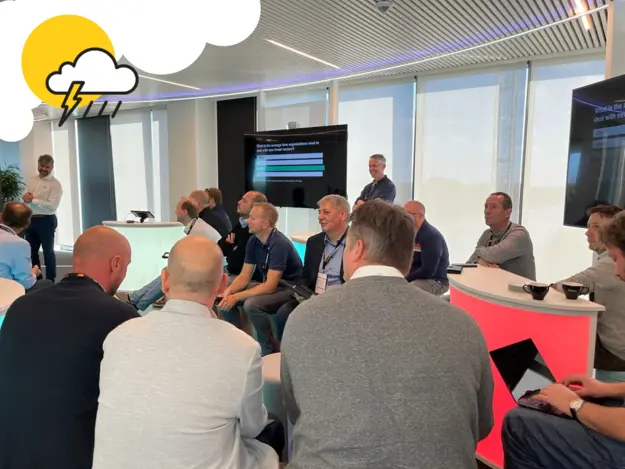 Several organizations from different sectors visiting the Cyber Experience Center Several organizations from different sectors visiting the Cyber Experience Center