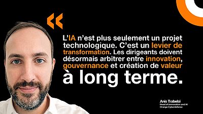 Anis Trabelsi, Reponsable de l'IA et de l'innovation chez Orange Cyberdefense, explique les différents modèles d'intelligence artificielle. 