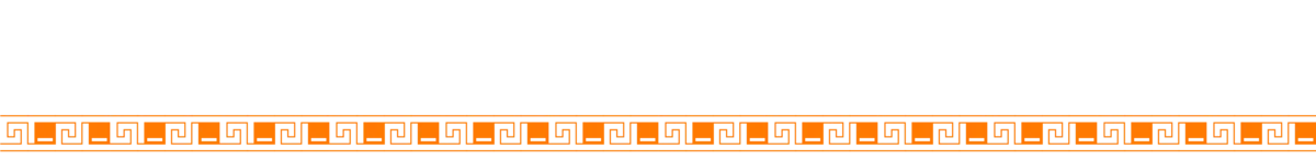 Dotted orange line with small dots, possibly a design element.