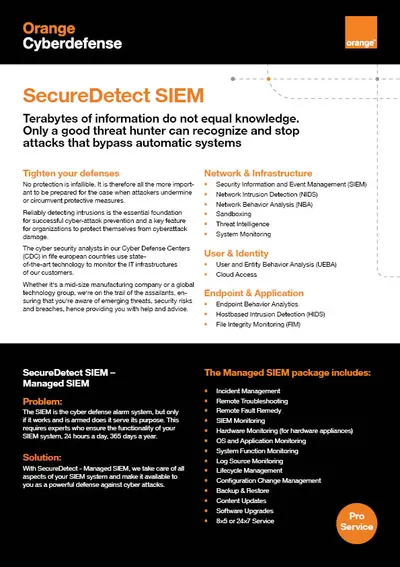Secure Detect SIEM graphics