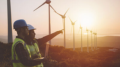 wind turbines
