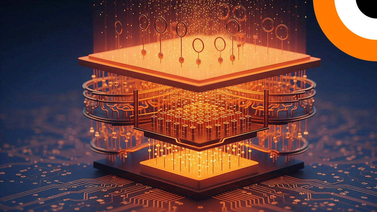 Une illustration qui représente l'émergence de l'informatique quantiqueet du Q-day