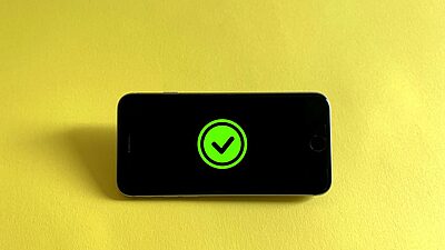 Un mobile connecté à un réseaux sécurisé