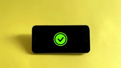 Un mobile connecté à un réseaux sécurisé