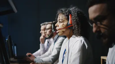 Support call center team members 