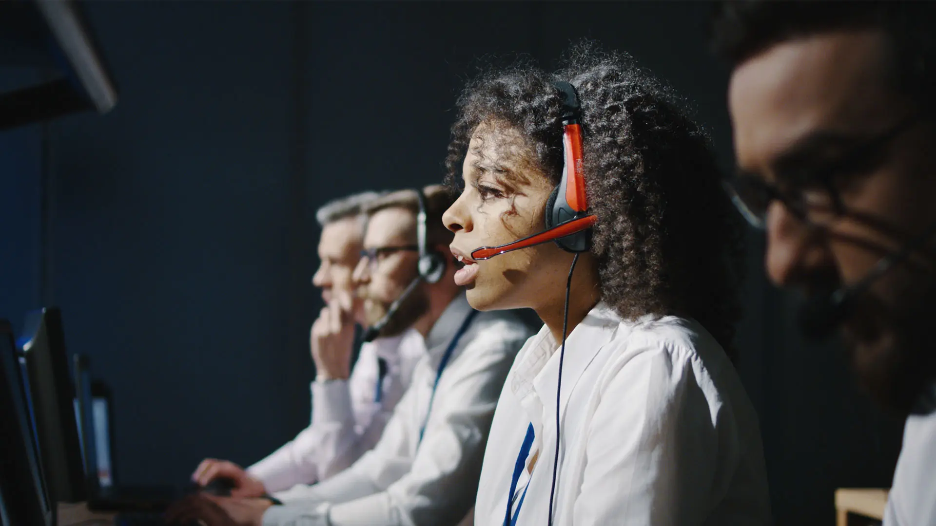 Afbeelding callcenter mensen