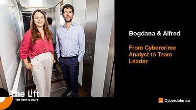 From Cybercrime Analyst to Team Leader with Bogdana Shynkarenko Bogdana Shynkarenko and Alfred Huot de Saint Albin take the Lift to the next floor to share their mutual experience.