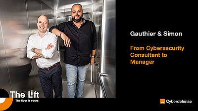 Gauthier Segond and Simon Deterre take the Lift to the next floor to share their mutual experience.