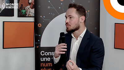 Vivien Mura explique les différents risques cyber liés à l'intelligence artificielle. Vivien Mura, CTO d'Orange Cyberdefense, interviewé en mars 2026 par Jérôme Colombain de Monde Numérique.