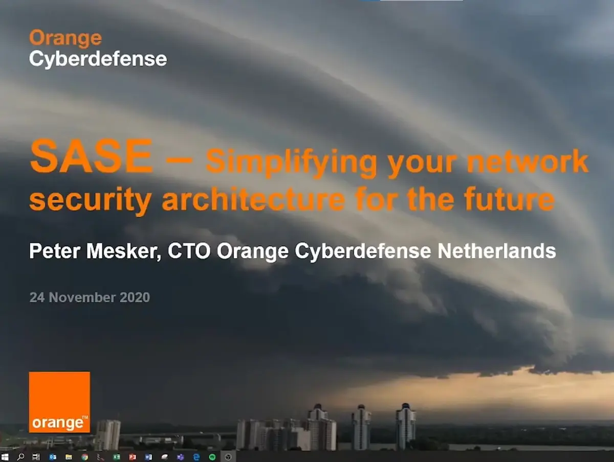 SASE : Simplifying your network security architecture for the future - World 2020 Video