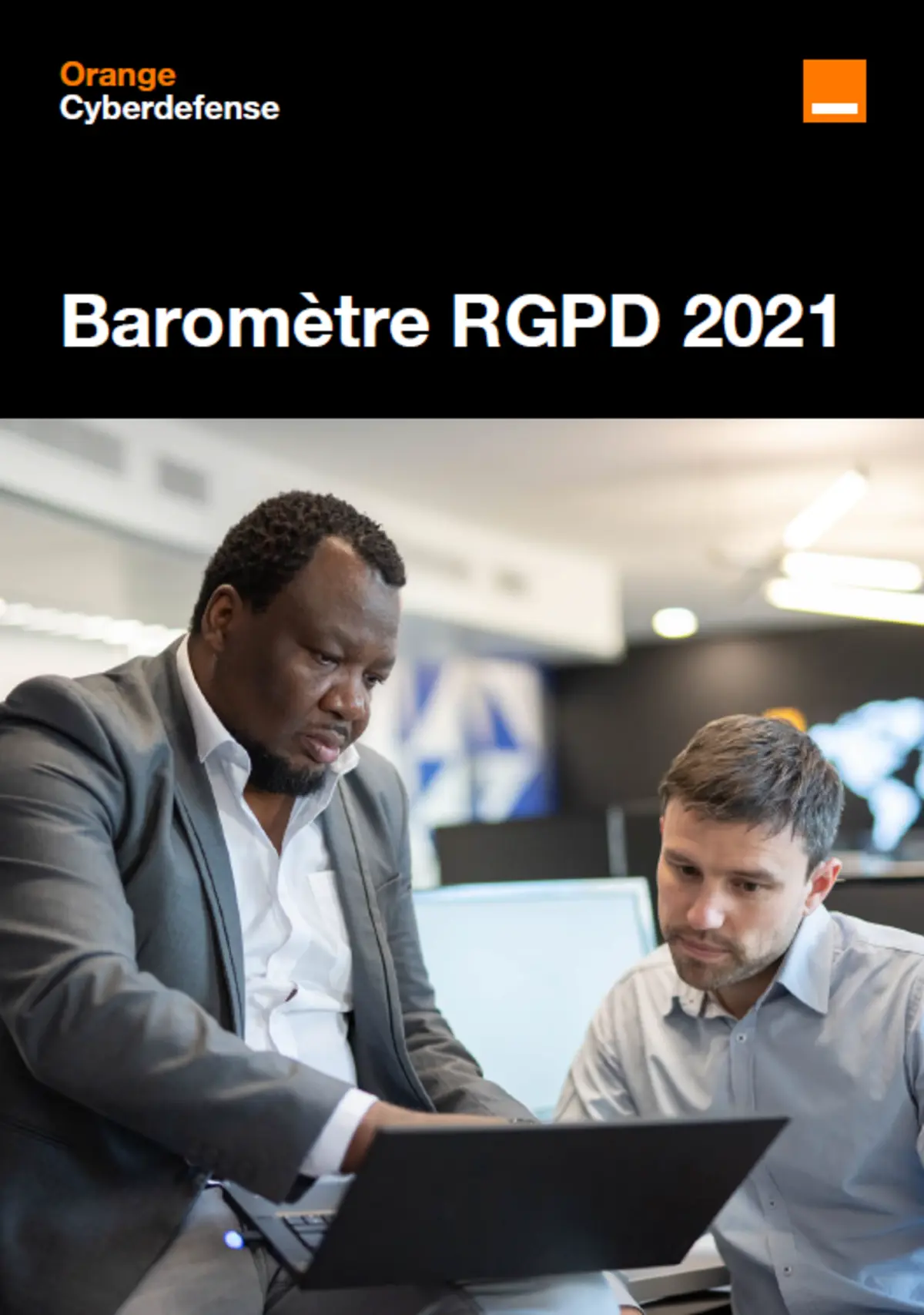 Couverture du livre blanc sur le barometre RGPD