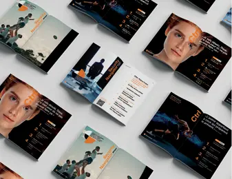 Mockup présentant des rapports d'experts d'Orange Cyberdefense
