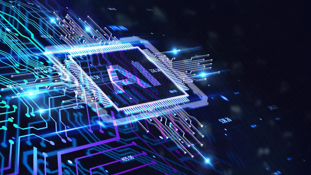 Afbeelding ai chip stromingen