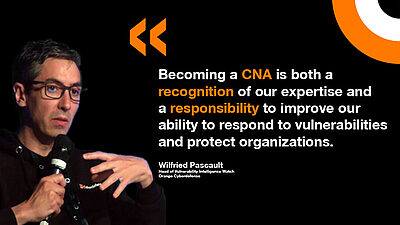 Wilfried Pascault explains the importance of beoin CNA certified for Orange Cyberdefense.