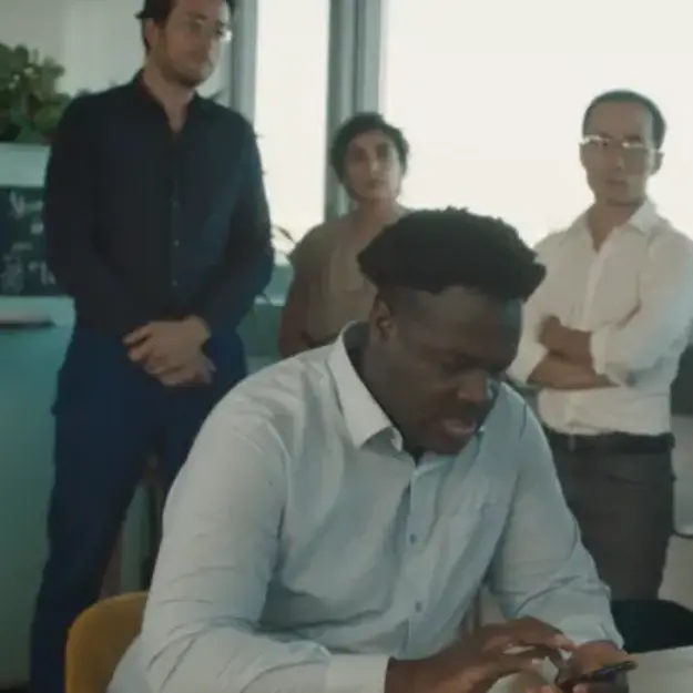 People in a office
