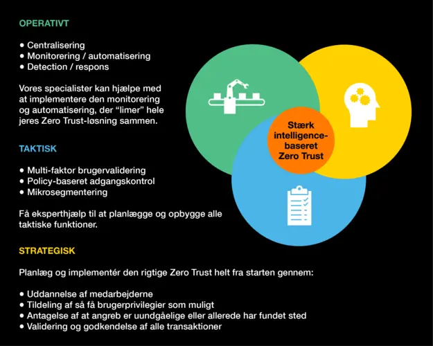 Illustration Intelligencebaseret Zero Trust