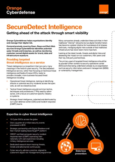 Fiche explicative DS Secure detect Intelligence
