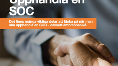 Upphandla en SOC Upphandla en SOC