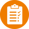 Icône représentant une checklist