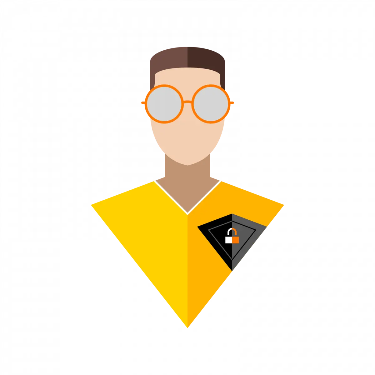 Illustration représentant un expert d'orange cyberdefense