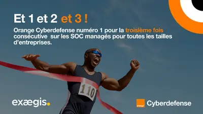 Orange Cyberdefense nommé leader sur les SOC managés pour la troisième fois consécutive par le Cabinet Exaegis. 