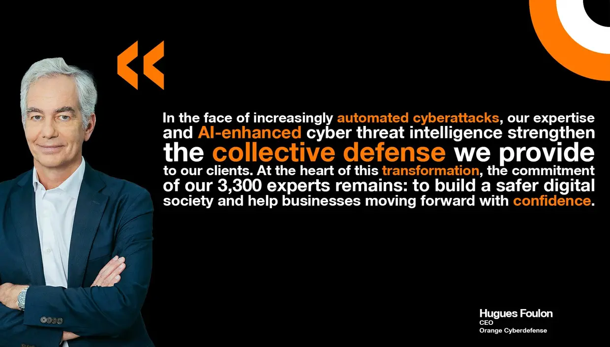 Hugues Foulon comments the Q3 financial results of Orange Cyberdefense. 