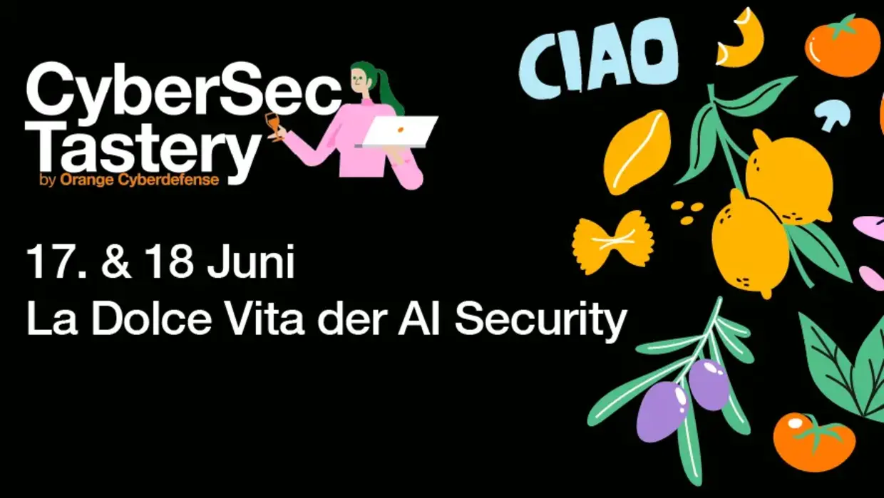 Event Banner: CyberSec Tastery Juni 2026 La dolce Vita der AI Security