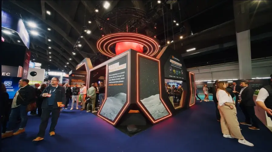picture of booth on cybersec 2025