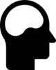 Picto Noir Cerveau