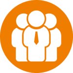 Picto Orange Personnes